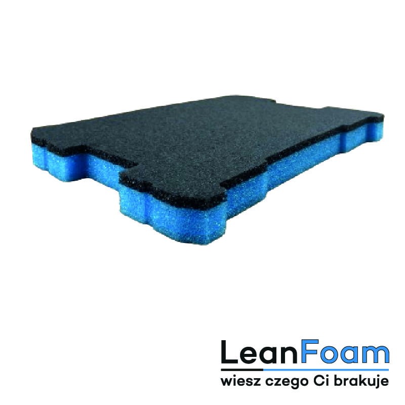 Foam insert 5s shadow board for  DeWalt TSTAK DWST83345-1 graphite-blue
