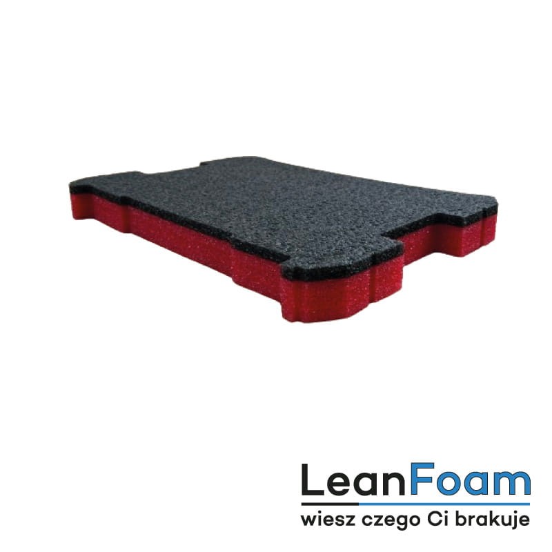 LeanFoam foam, insert for DeWalt TSTAK II DWST1-70703 Shadow Board red