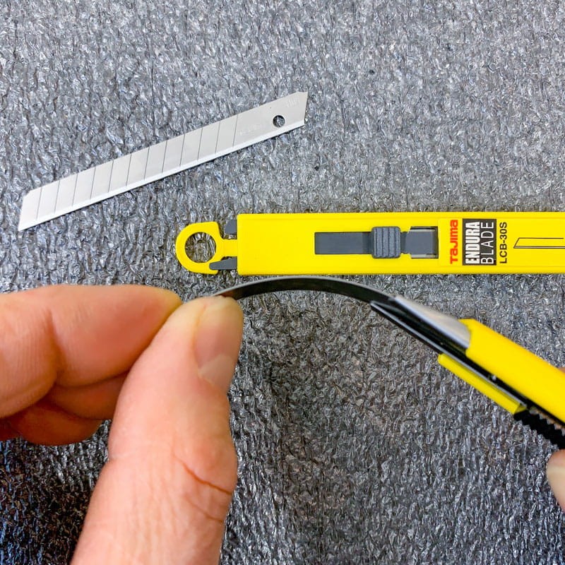 Solid blades for Tajima 9 mm blade for LeanFoam inserts example