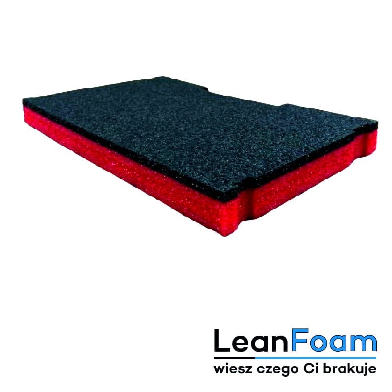 Foam insert 5s shadow board for DeWalt TSTAK DWST08330 graphite-red