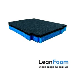 LeanFoam foam, insert for Makita MakPac TYP2 Shadow Board blue