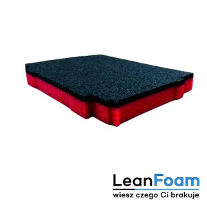 LeanFoam foam, insert for Makita MakPac TYP2 Shadow Board red
