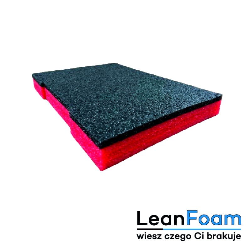 LeanFoam foam, insert for Qbrick Pro Technican Case 5S Shadow Board red