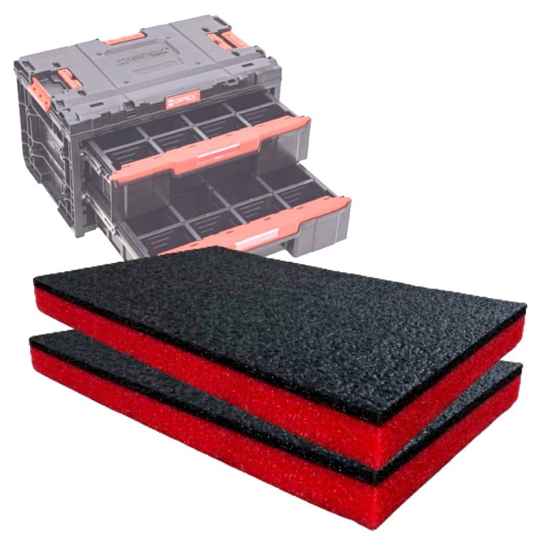 LeanFoam foam, insert for Qbrick One Drawer 2 / Drawer 3 5S Shadow Board