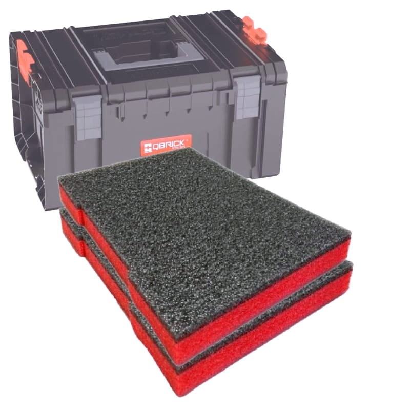 LeanFoam foam, insert for Qbrick Pro Toolbox 2.0 5S Shadow Board