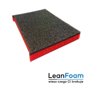 LeanFoam foam, insert for Qbrick Pro Drawer 2.0/3.0 5S Shadow Board red