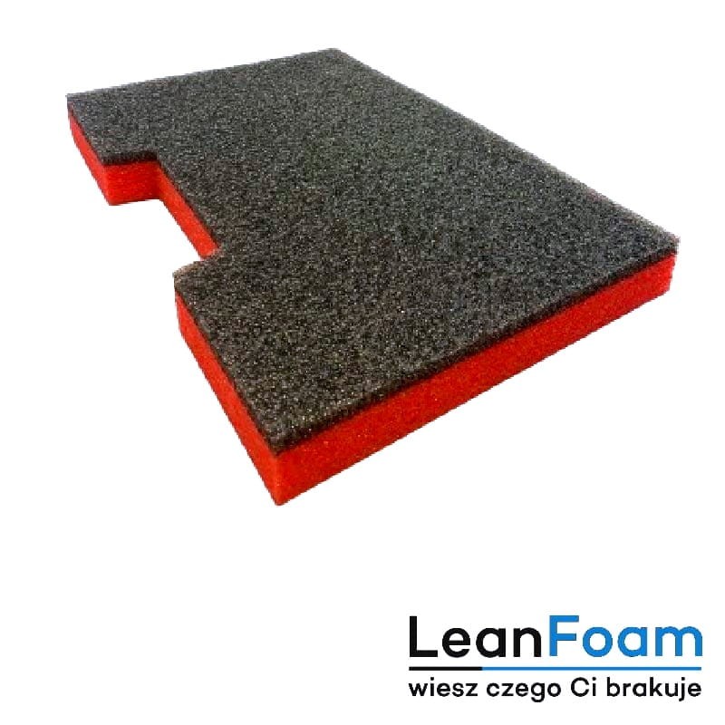 LeanFoam foam, insert for Qbrick Pro Toolcase red