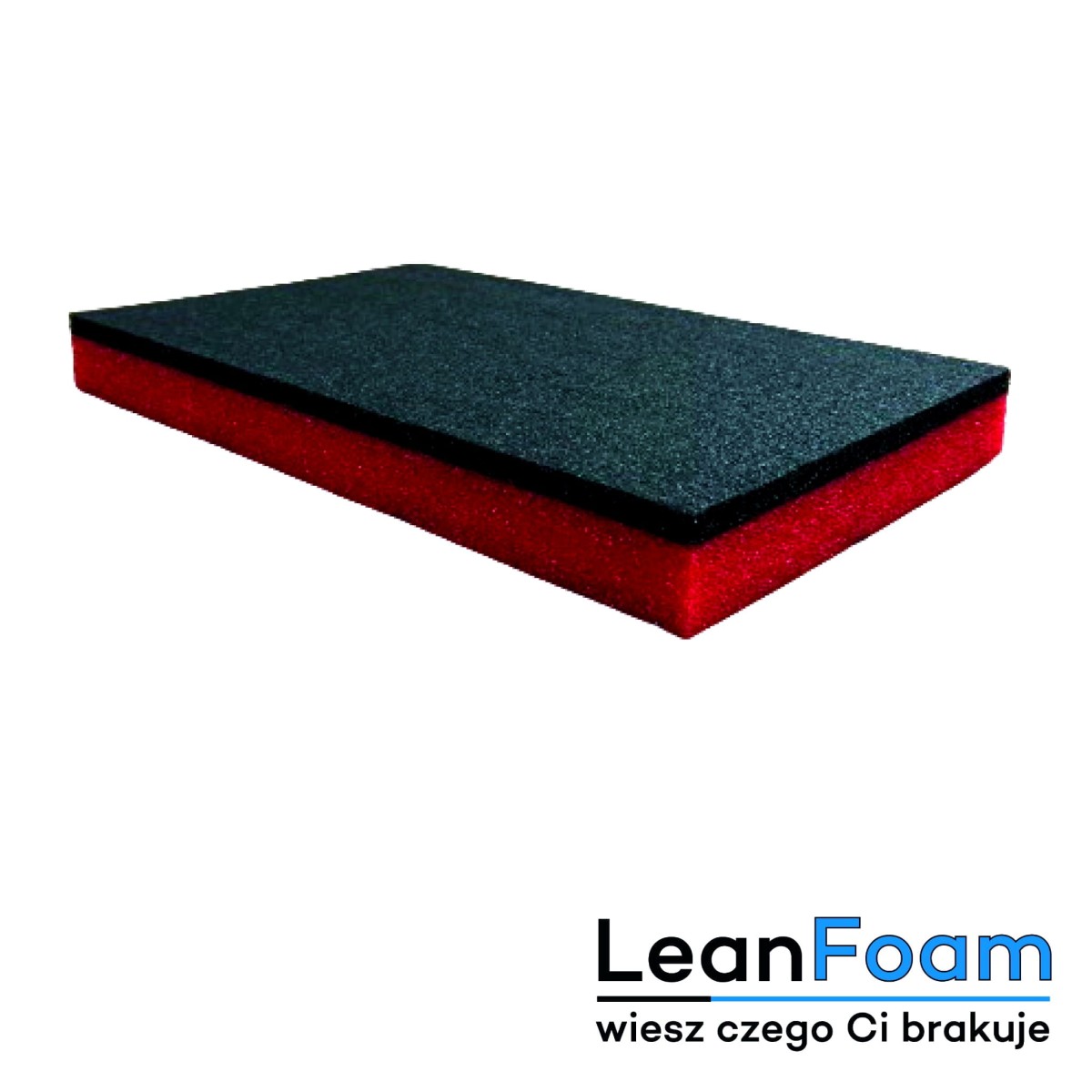 LeanFoam foam, insert for Qbrick Pro Organizer 100 5S Shadow Board red