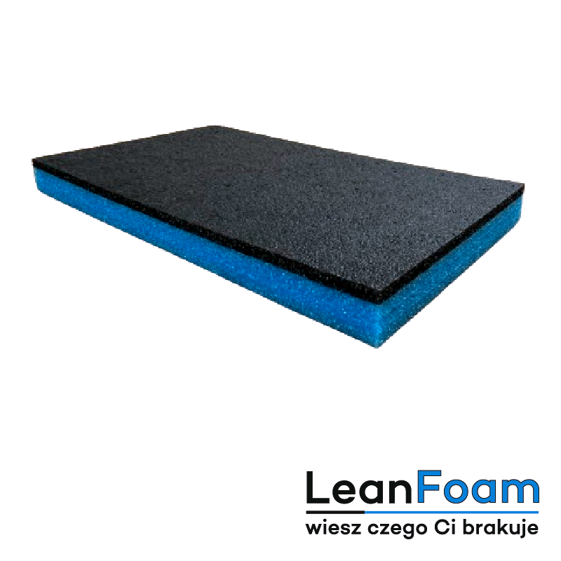LeanFoam foam, insert for Qbrick Two Toolbox Shadow Board blue
