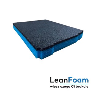 LeanFoam foam, insert for Festool Systainer Sys3 5S Shadow Board blue