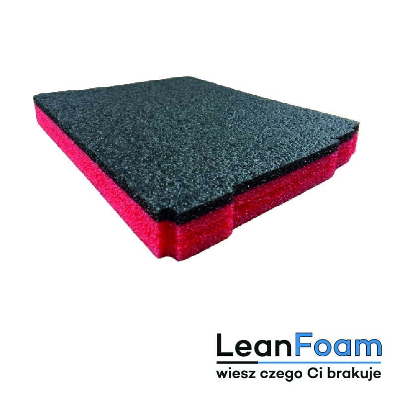 LeanFoam foam, insert for Festool Systainer Sys3 5S Shadow Board red
