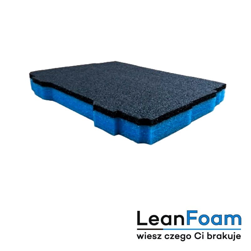 LeanFoam foam, insert for Festool Systainer Sys2 5S Shadow Board blue