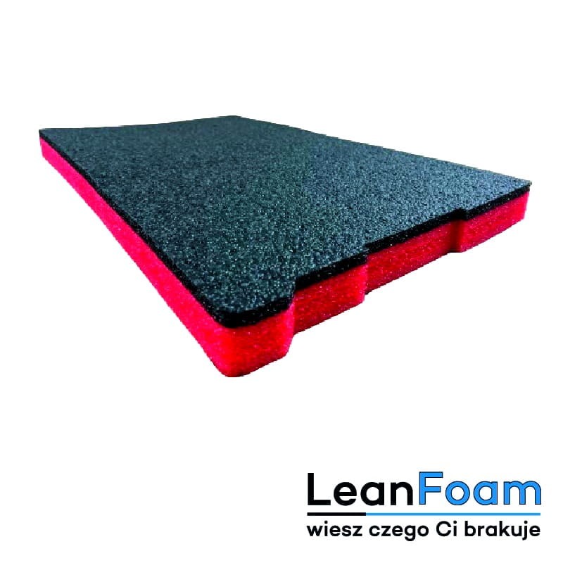 LeanFoam foam, insert for Bosch XL-Boxx Shadow Board red