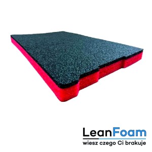LeanFoam foam, insert for Bosch XL-Boxx Shadow Board red