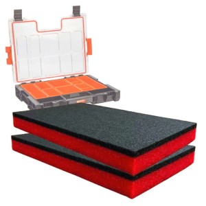 LeanFoam foam, insert for Qbrick Pro Organizer 200 5S Shadow Board