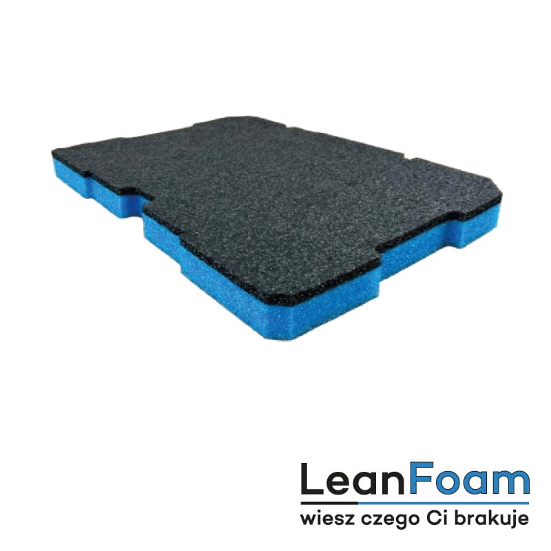 Grapite-blue foam insert 5s for case Milwaukee Packout 3
