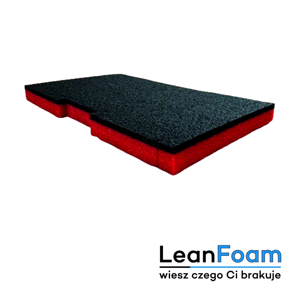 LeanFoam foam, insert for Qbrick One 2.0 Technik Shadow Board red