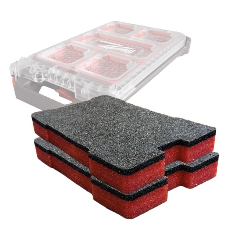 LeanFoam foam DIY for Milwaukee Packout organiser